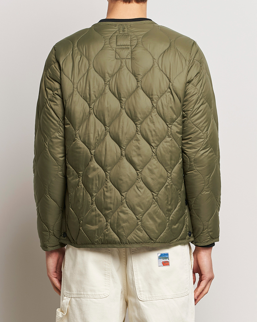 Herre | Jakker | TAION | Military Crew Neck Down Jacket Dark Olive