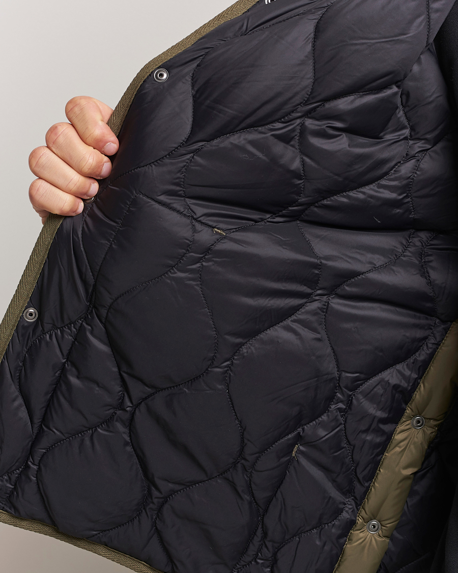 Herre | Jakker | TAION | Military Crew Neck Down Jacket Dark Olive
