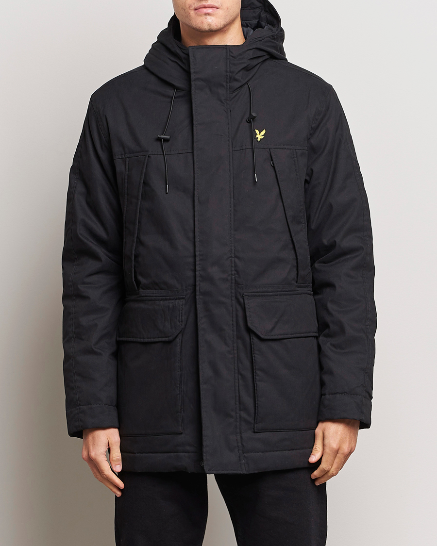 Herre | Lyle & Scott | Lyle & Scott | Micro Fleece Parka Jet Black
