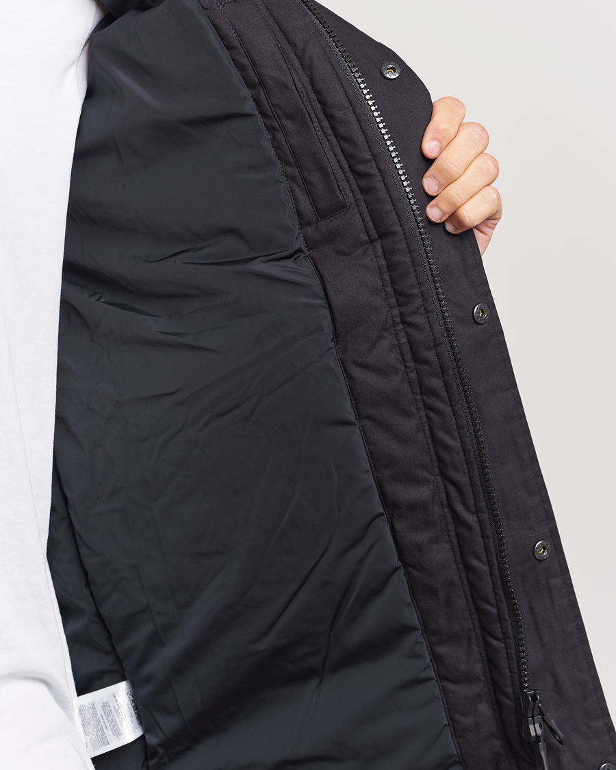 Herre | Jakker | Lyle & Scott | Micro Fleece Parka Jet Black