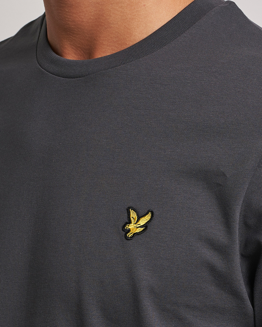 Herre | T-Shirts | Lyle & Scott | Cotton Crew Neck T-Shirt Gunmetal
