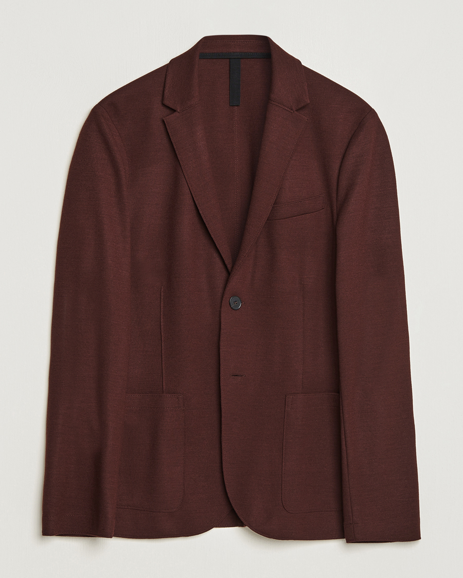 Herre | Dressjakker | Harris Wharf London | Two Button Vented Superfine Merino Blazer Brown