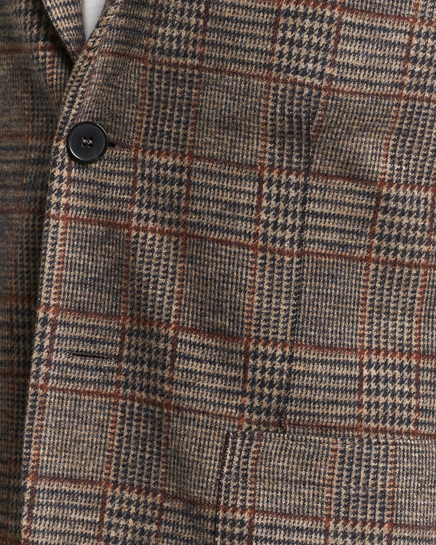 Herre | Dressjakker | Harris Wharf London | Two Buttoned Loro Piana Wool Blazer Brown
