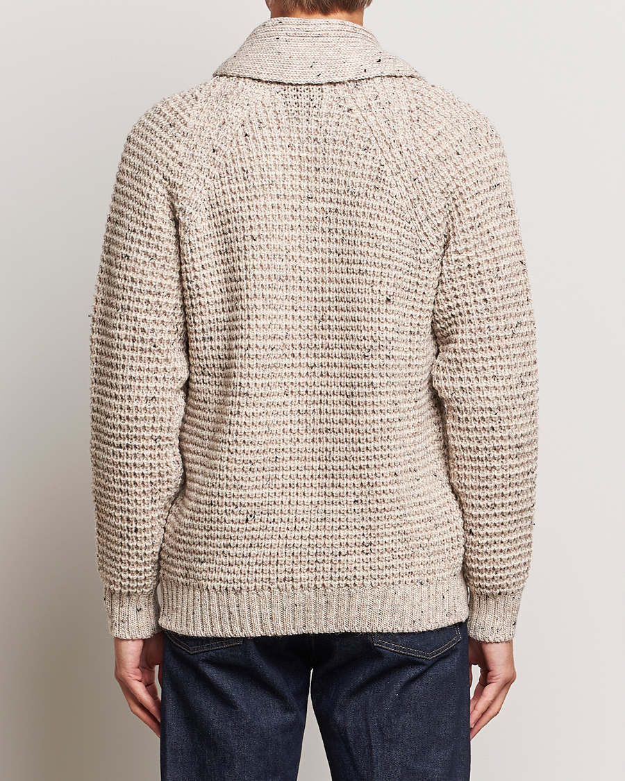 Herre | Gensere | Peregrine | Waffle Wool Shawl Cardigan Skiddaw