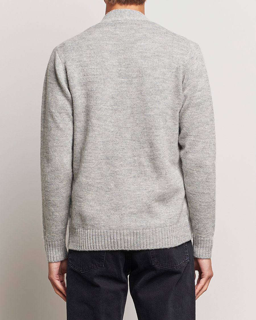 Herre | Gensere | Peregrine | Maker's Stitch Merino Cardigan Light Grey