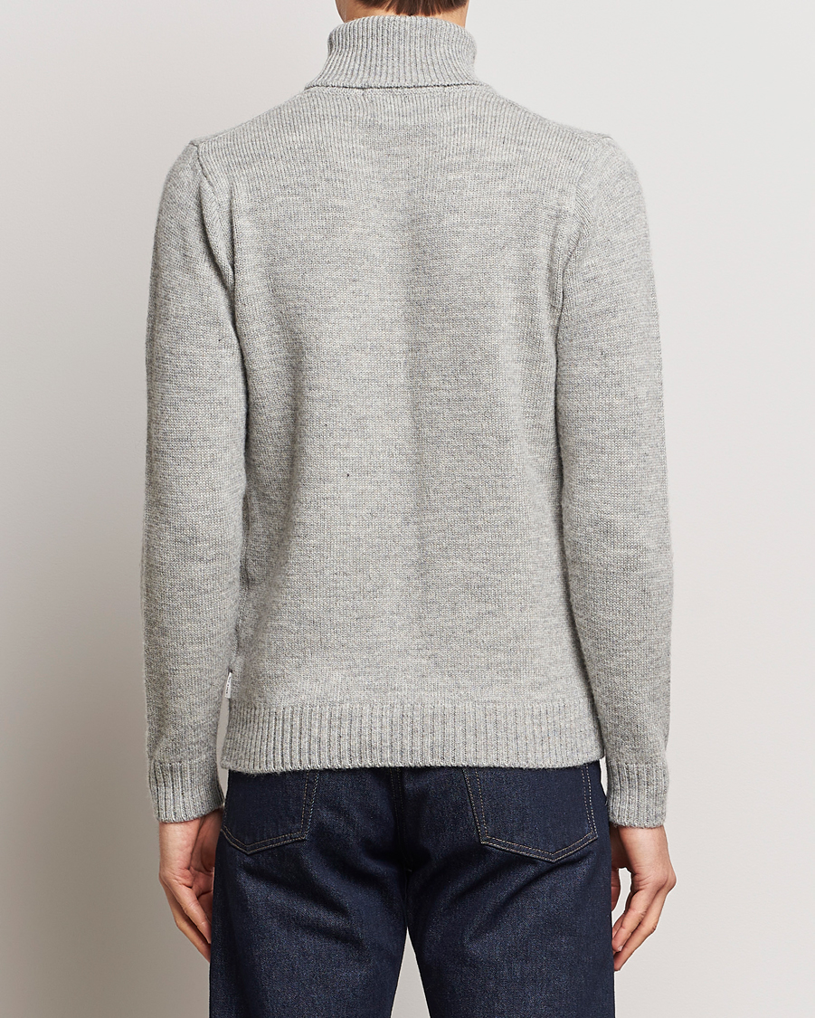 Herre | Gensere | Peregrine | Maker's Stitch Merino Polo Light Grey