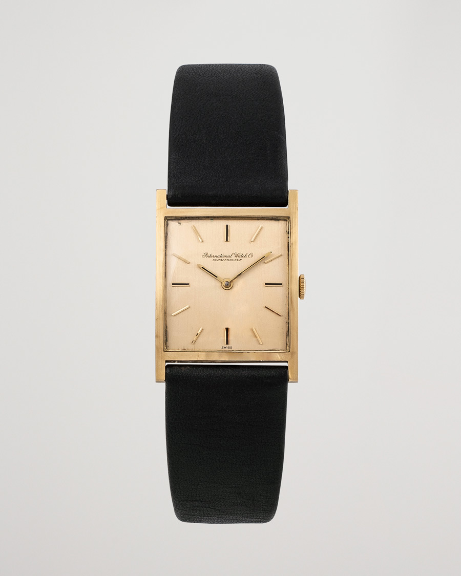 Herre | IWC Pre-Owned Tank 18K Gold Black | IWC Pre-Owned | Tank 18K Gold Black