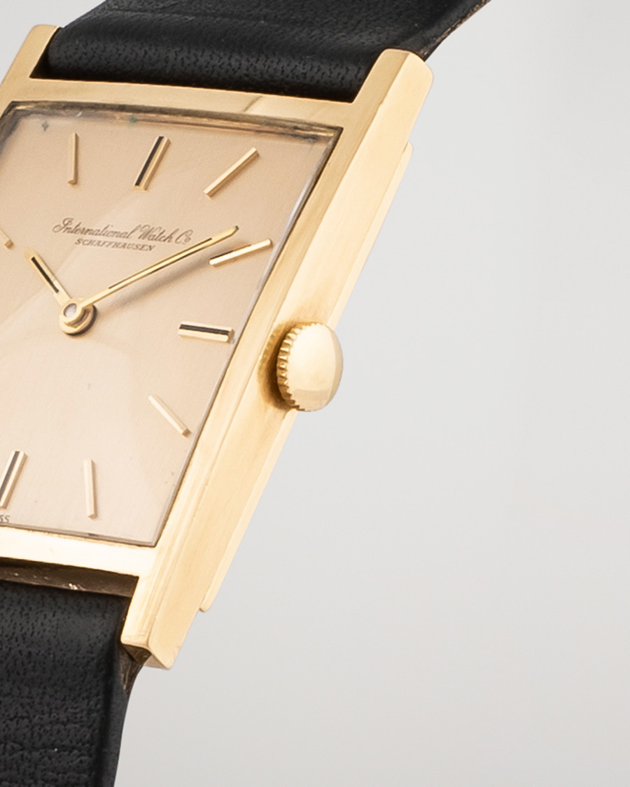 Herre | IWC Pre-Owned Tank 18K Gold Black | IWC Pre-Owned | Tank 18K Gold Black