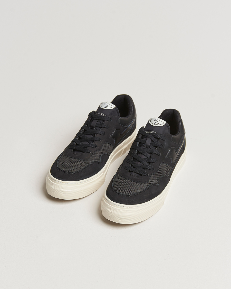 Herre | Sko | Stepney Workers Club | Pearl S-Strike Nubuck Sneaker Black/Black