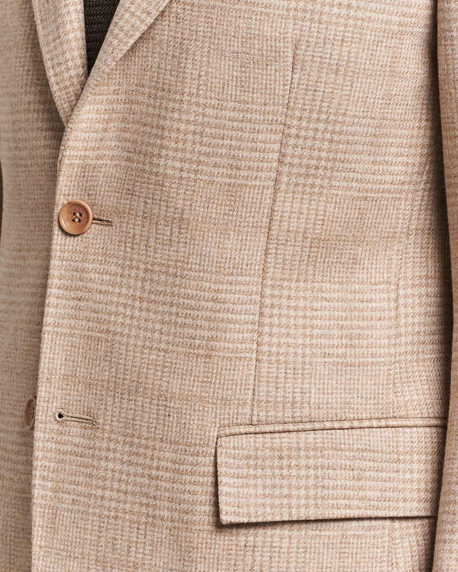 Herre | Dressjakker | Morris Heritage | Keith Glencheck Wool Blazer Khaki