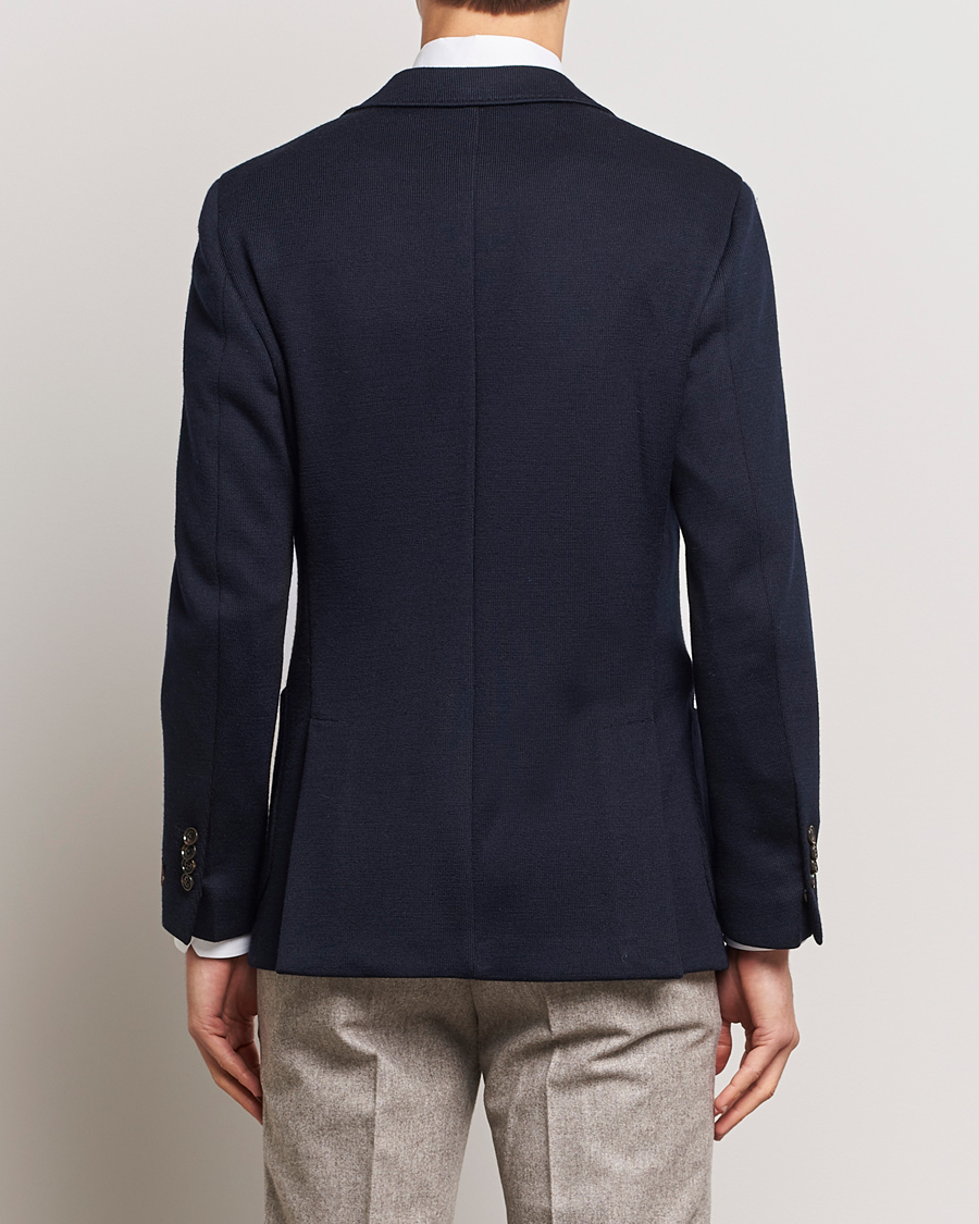 Herre | Dressjakker | Morris Heritage | Mike Knitted Blazer Navy