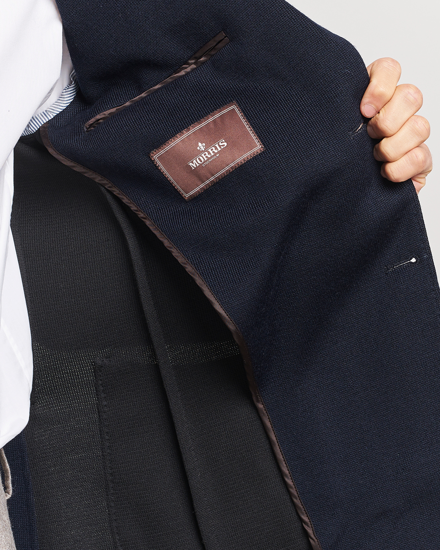 Herre | Dressjakker | Morris Heritage | Mike Knitted Blazer Navy