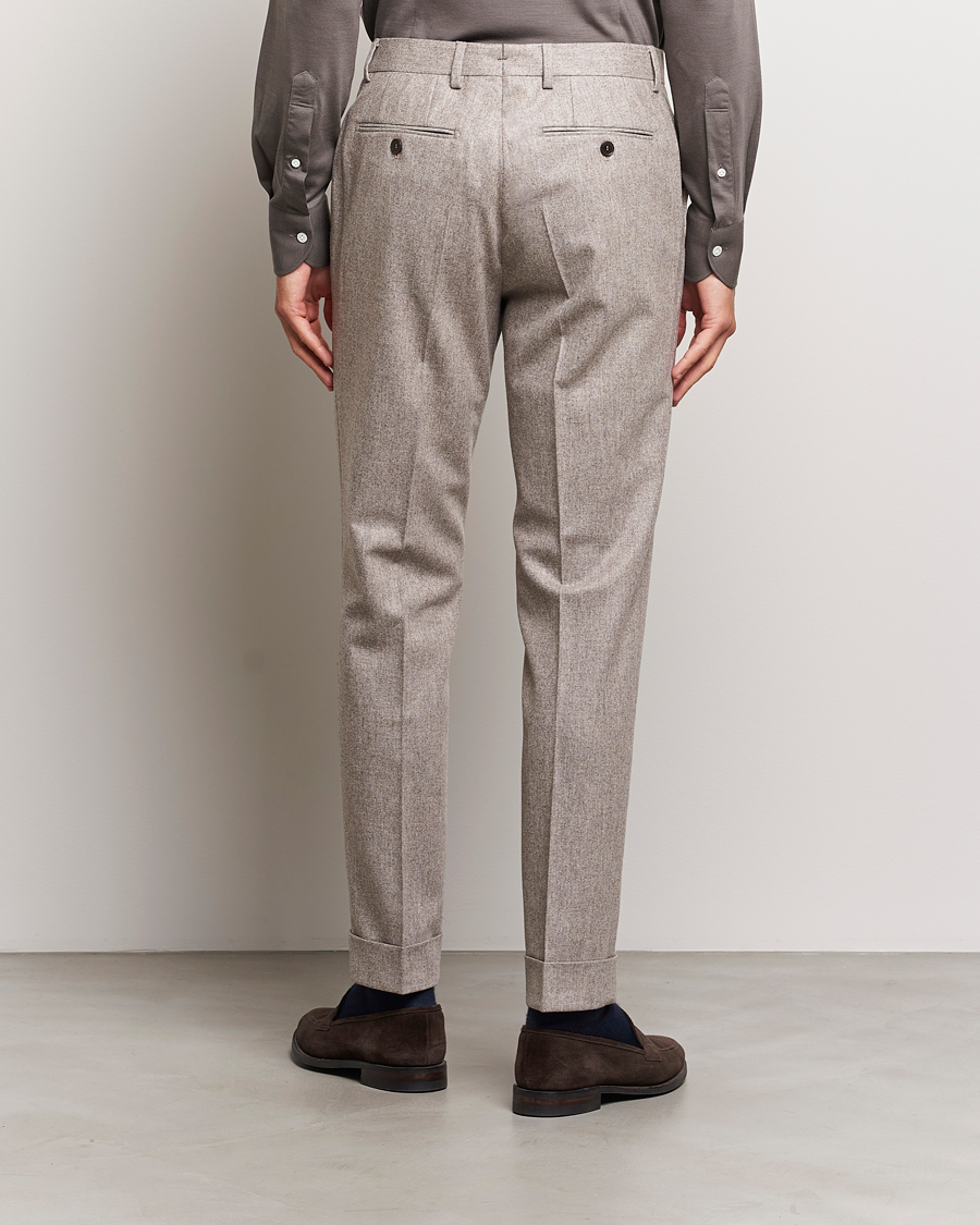 Herre | Bukser | Morris Heritage | Jack Flannel Trousers Khaki