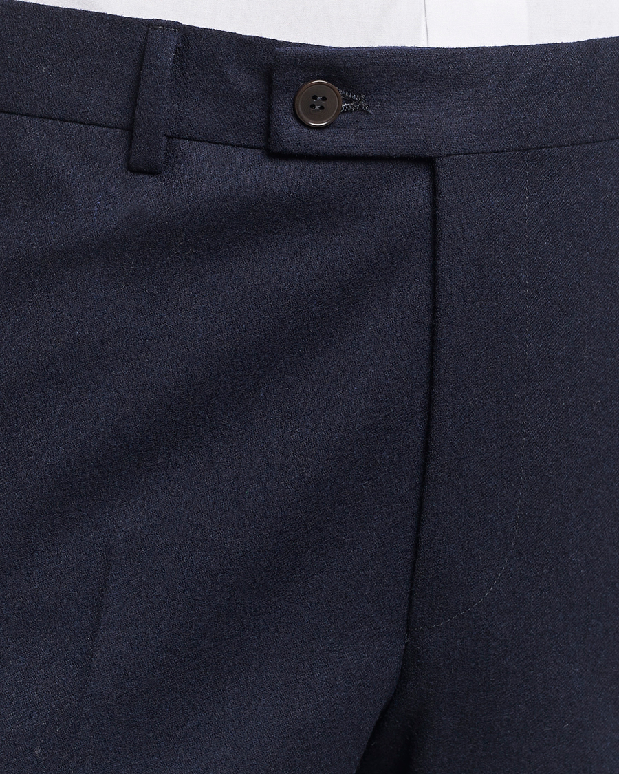 Herre | Bukser | Morris Heritage | Jack Flannel Trousers Navy