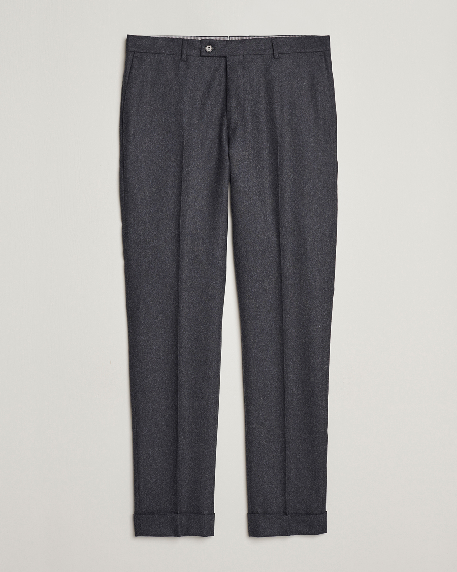 Herre | Bukser | Morris Heritage | Jack Flannel Trousers Grey