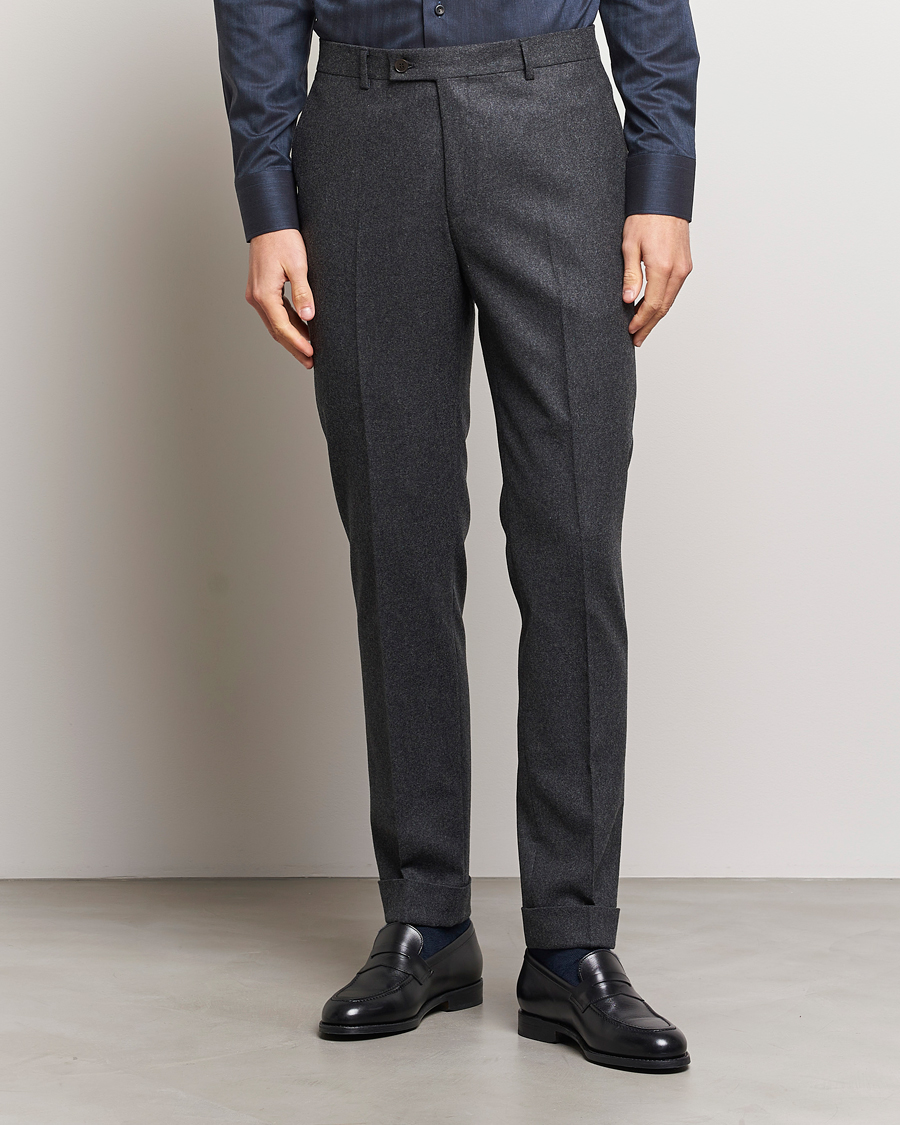 Herre | Morris Heritage | Morris Heritage | Jack Flannel Trousers Grey
