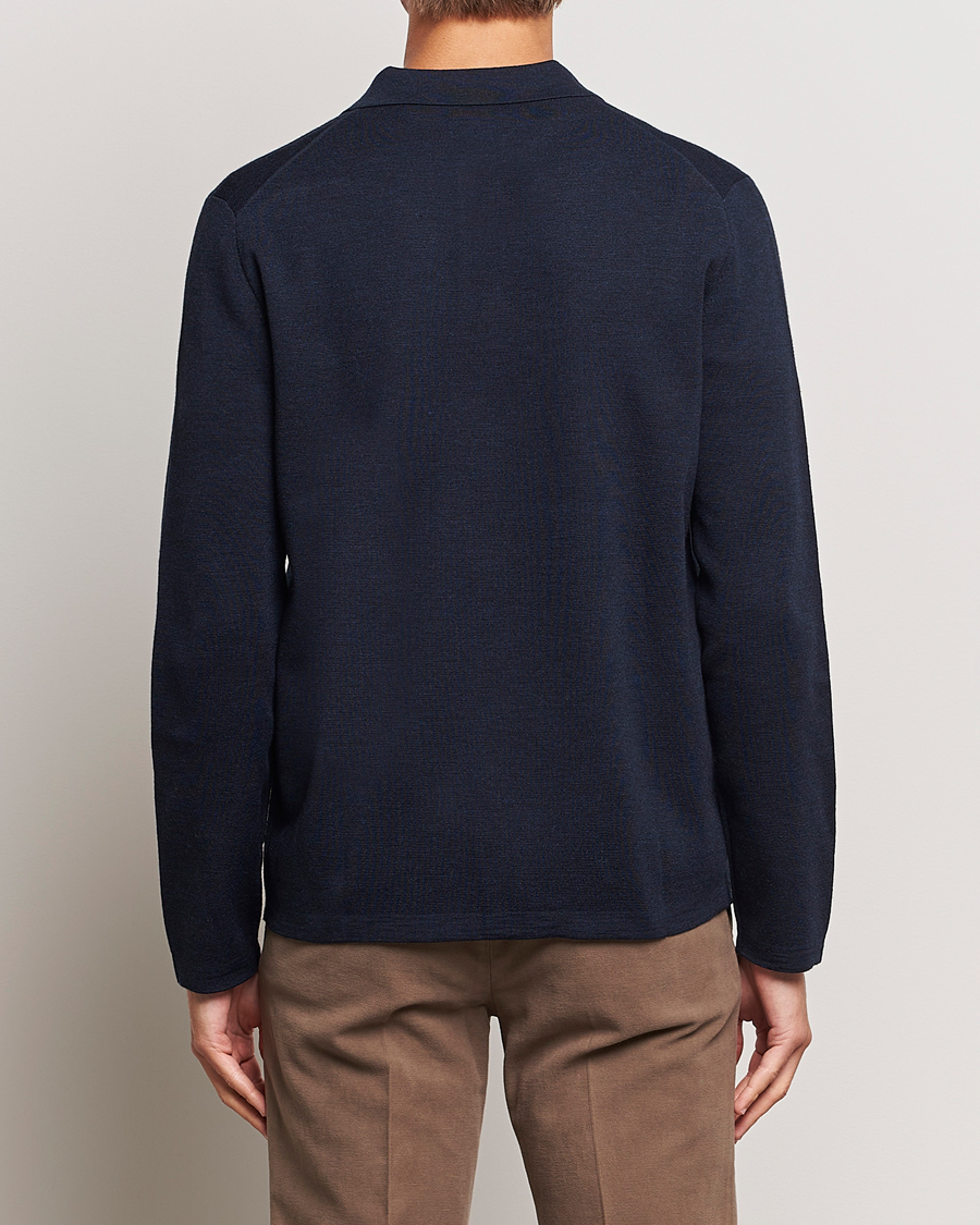 Herre | Gensere | Morris Heritage | Dressed Wool Cardigan Navy