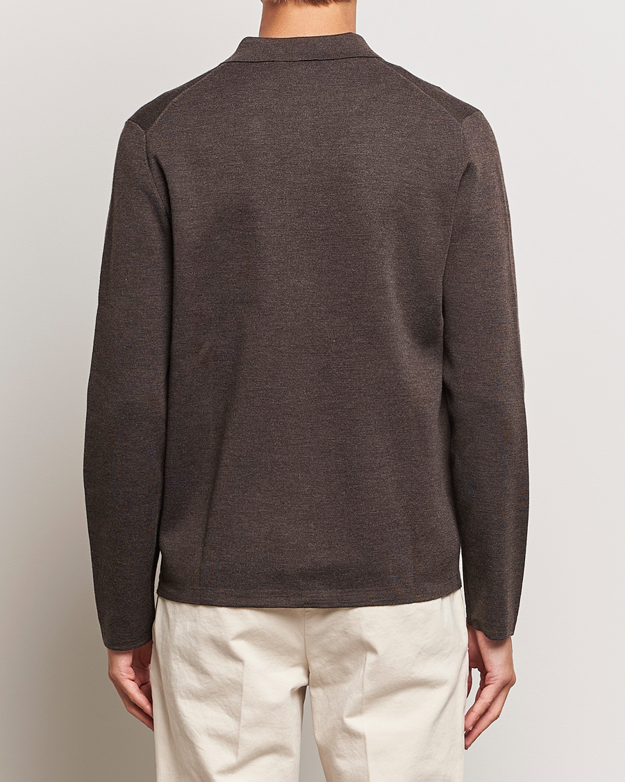 Herre | Gensere | Morris Heritage | Dressed Wool Cardigan Brown