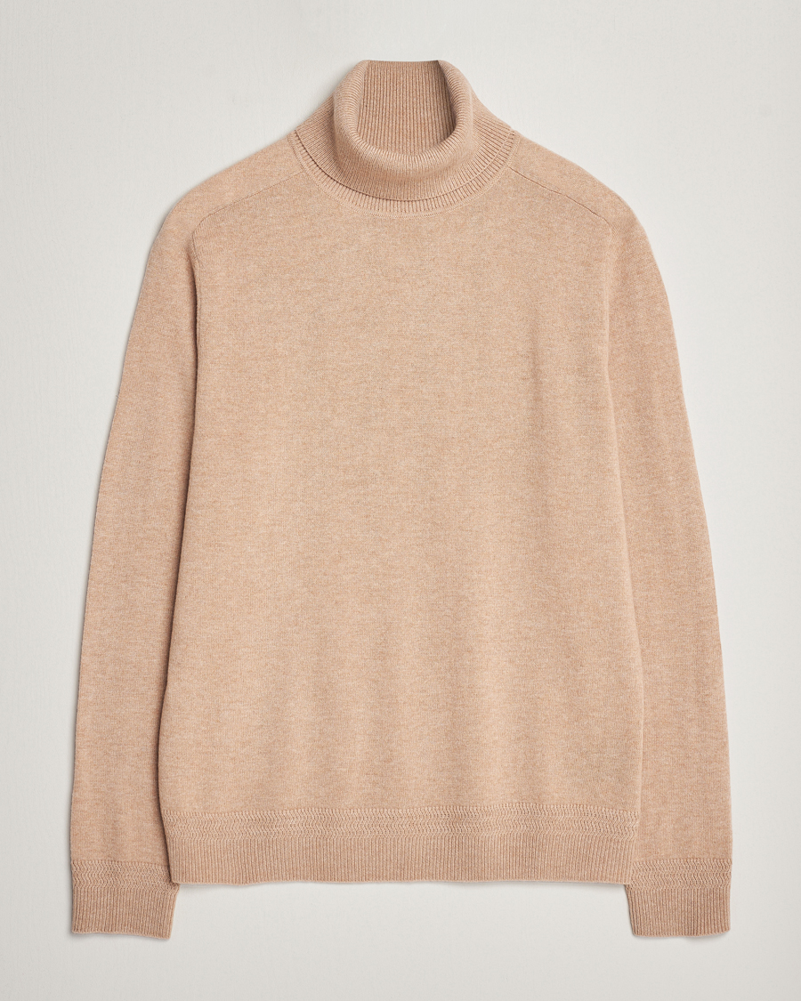 Herre | Gensere | Morris Heritage | Dalton Wool/Cashmere Rollneck Camel