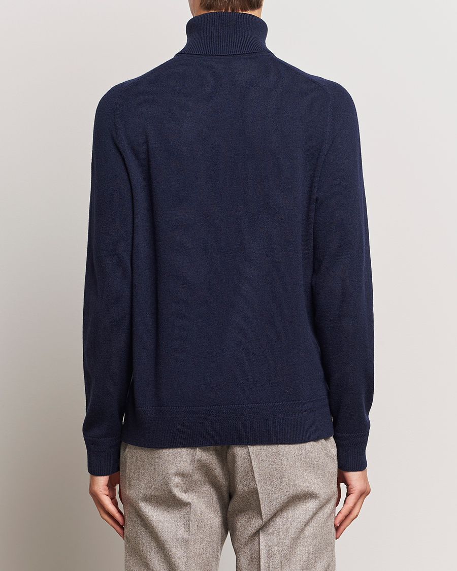 Herre | Gensere | Morris Heritage | Dalton Wool/Cashmere Rollneck Navy