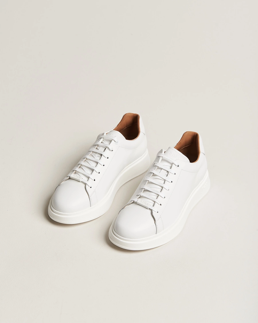 Herre | Sko | BOSS BLACK | Bulton Sneaker White