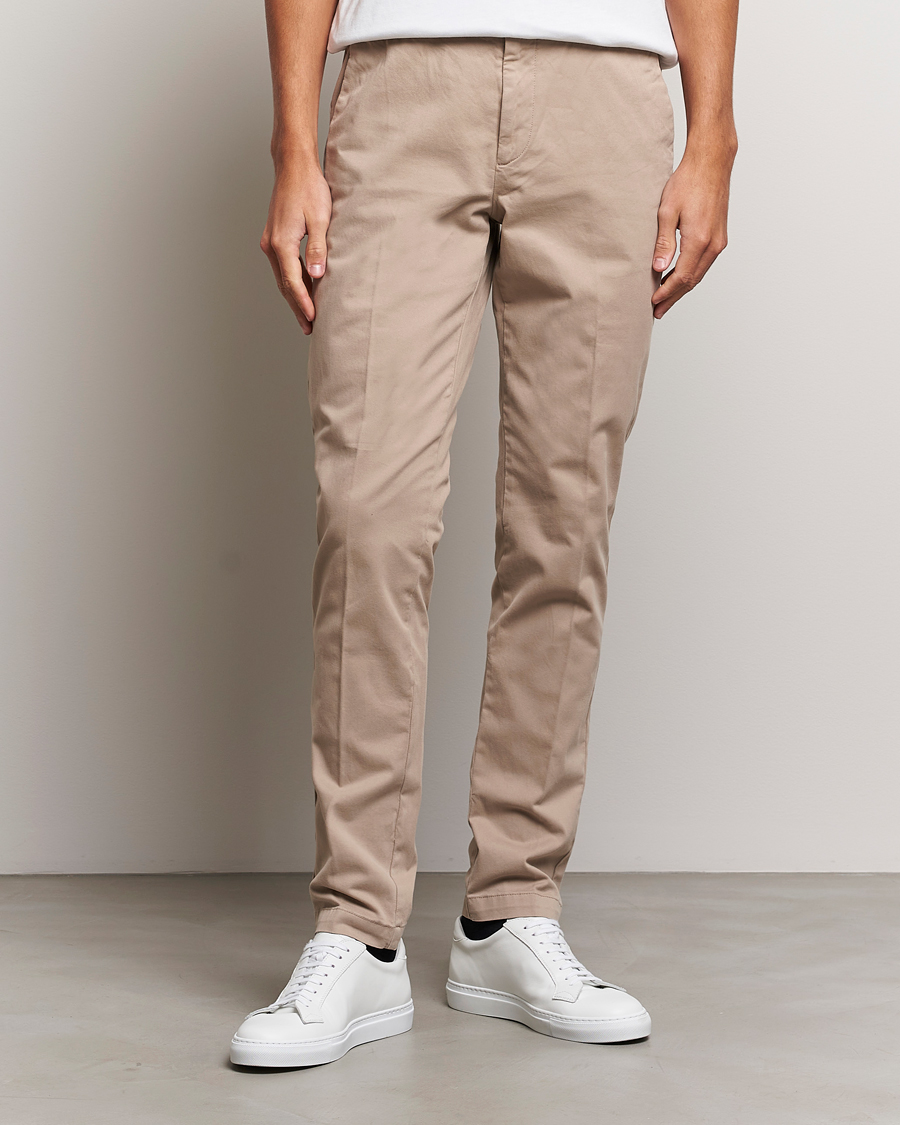 Herre | Bukser | BOSS BLACK | Kaito1 Chinos Open Beige