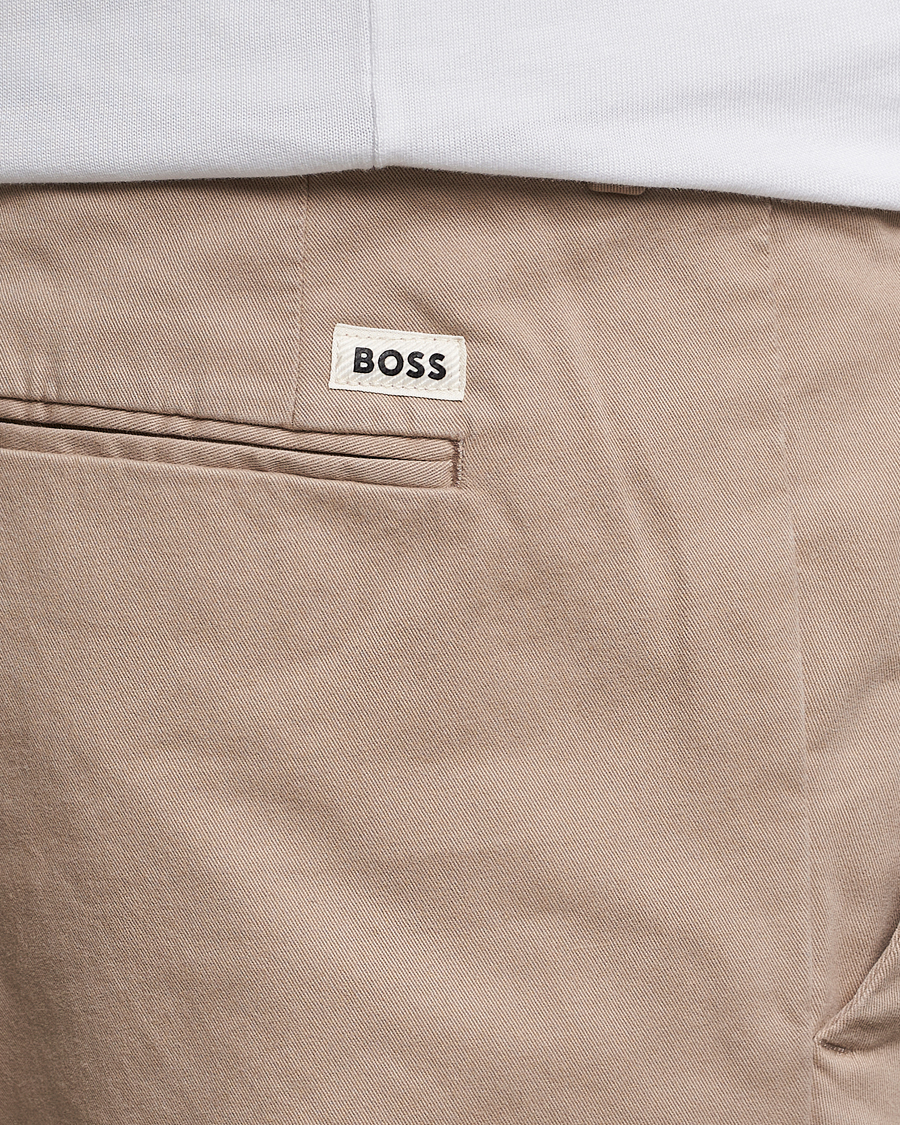 Herre | Bukser | BOSS BLACK | Kaito1 Chinos Open Beige