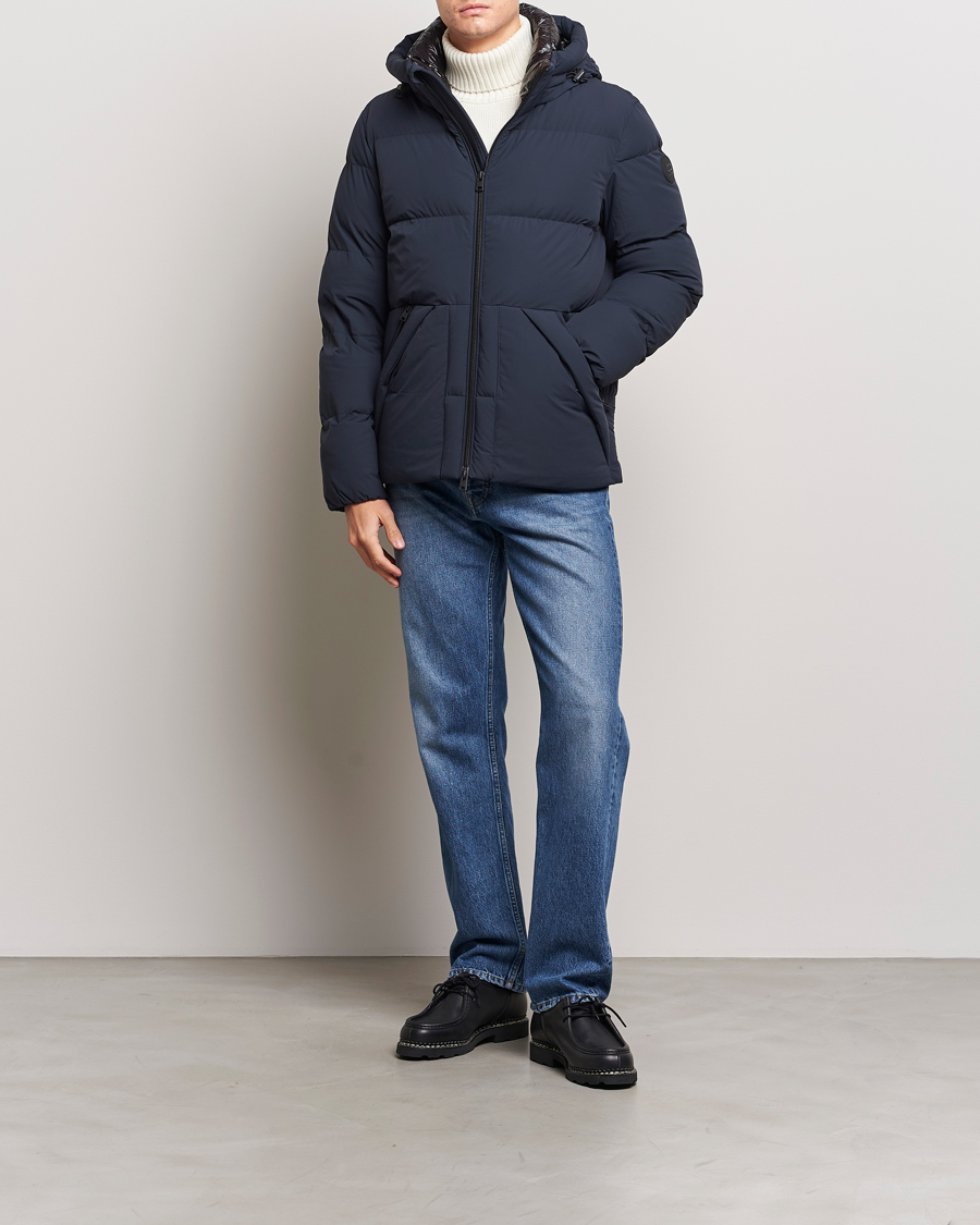 Herre | Jakker | Woolrich | Sierra Supreme Down Jacket Melton Blue