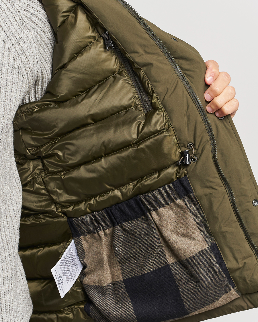 Herre | Jakker | Woolrich | Aleutian Padded Field Jacket Dark Green