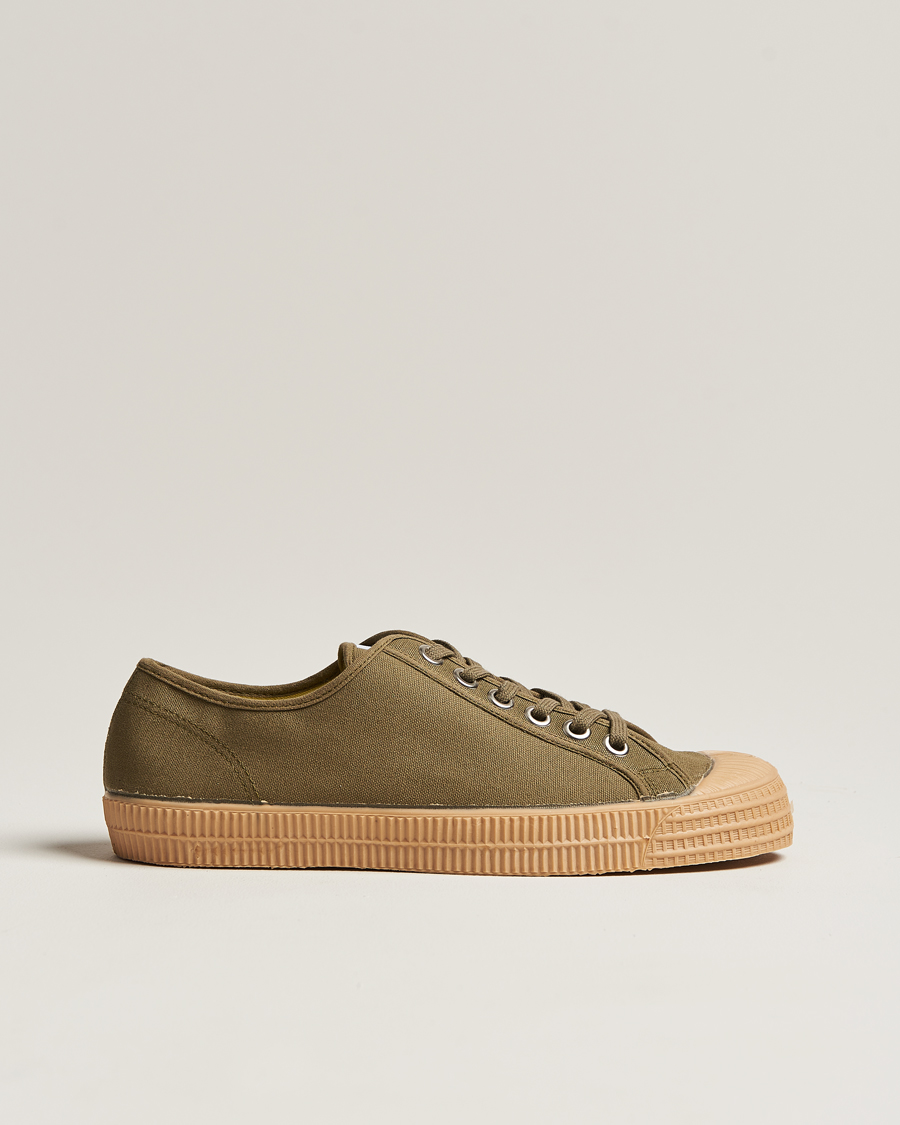 Herre | Sneakers | Novesta | Star Master Organic Cotton Sneaker Military/Transparant