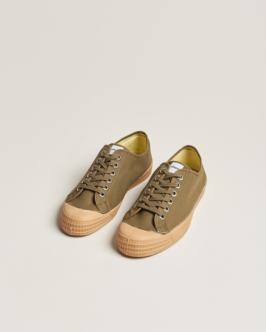 Herre | Sneakers | Novesta | Star Master Organic Cotton Sneaker Military/Transparant