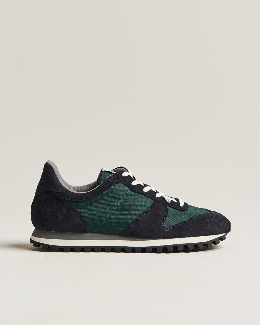 Herre | Novesta Marathon Trail Running Sneaker Navy/Green | Novesta | Marathon Trail Running Sneaker Navy/Green
