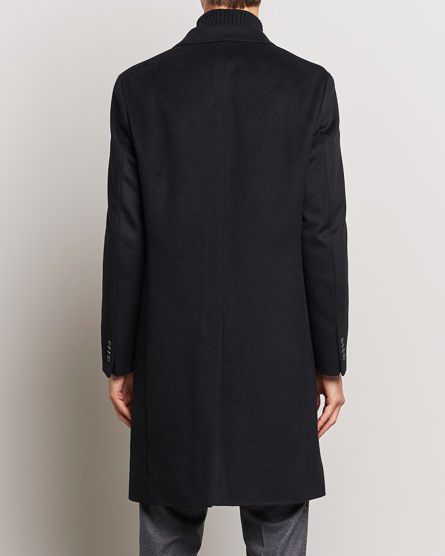 Herre | Jakker | Oscar Jacobson | Shaw Wool/Cashmere Coat Black