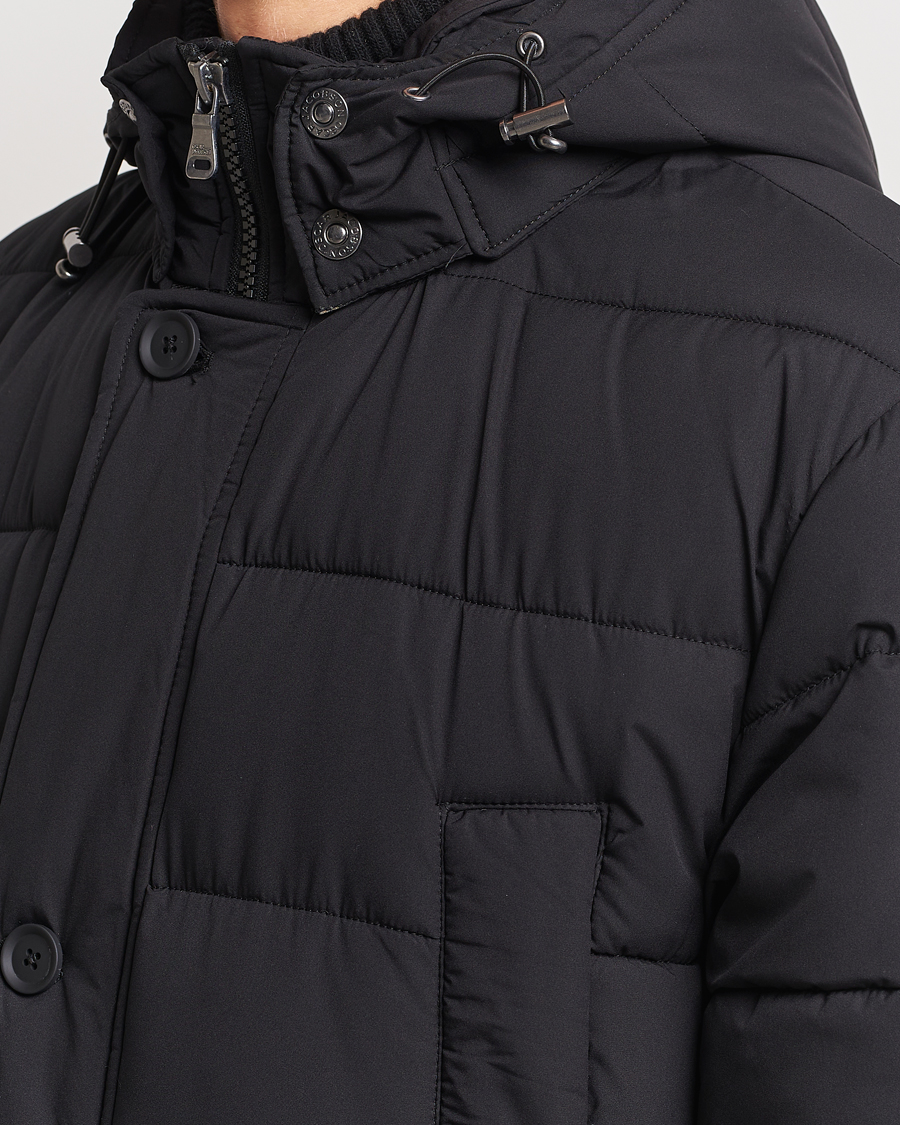 Herre | Jakker | Oscar Jacobson | Stormar Padded Nylon Parka Black