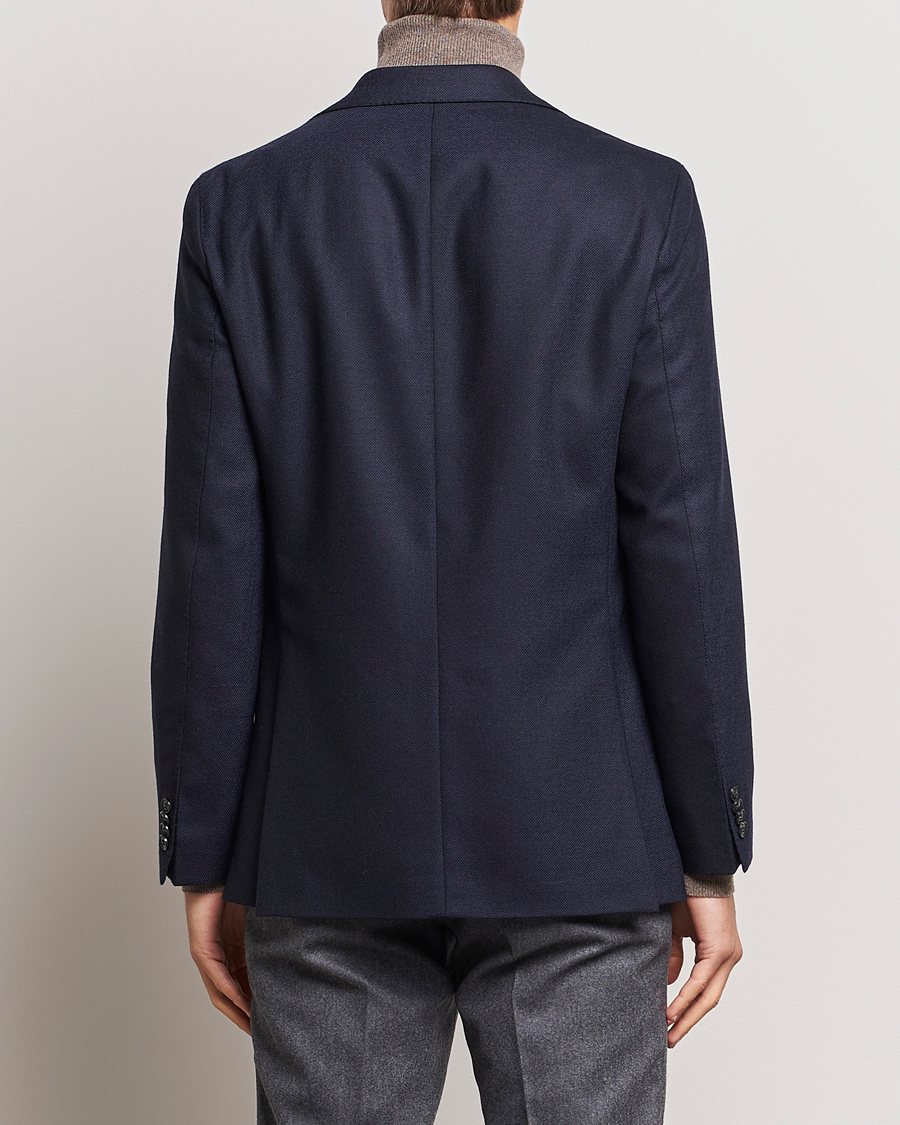 Herre | Dressjakker | Oscar Jacobson | Fogerty Structured Wool Blazer Navy