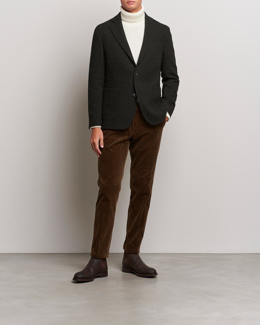 Herre | Bukser | Oscar Jacobson | Denz Corduroy Trousers Brown