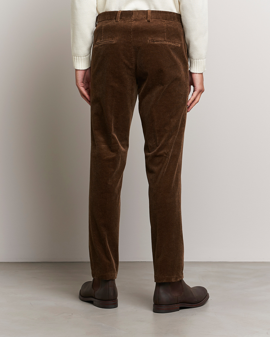 Herre | Bukser | Oscar Jacobson | Denz Corduroy Trousers Brown