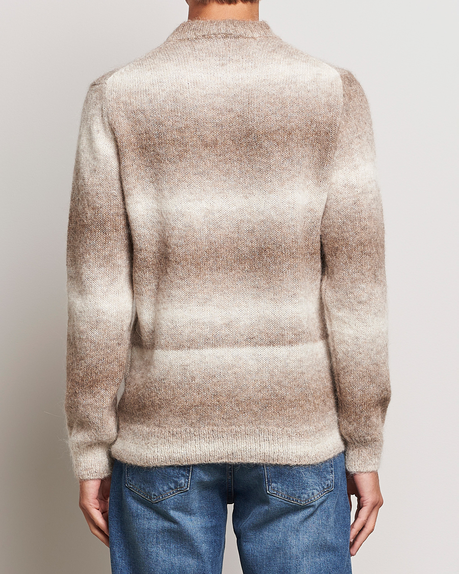 Herre | Gensere | Oscar Jacobson | Valter Alpaca Knitted Sweater Beige