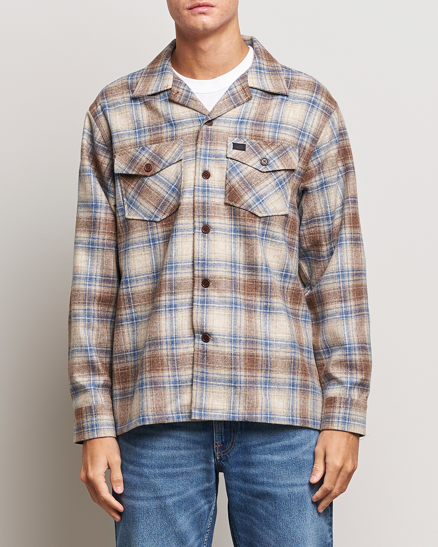 Herre |  | Nudie Jeans | Vincent Wool Checked Overshirt Multi