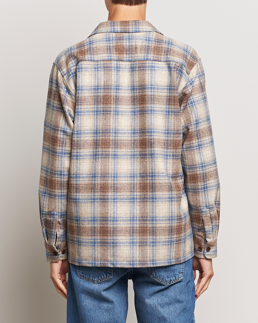 Herre | Skjorter | Nudie Jeans | Vincent Wool Checked Overshirt Multi