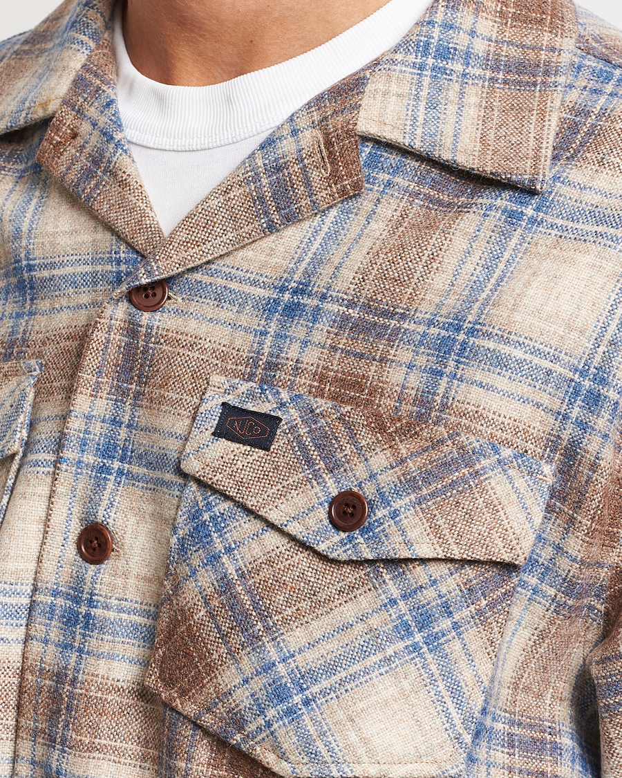 Herre | Skjorter | Nudie Jeans | Vincent Wool Checked Overshirt Multi