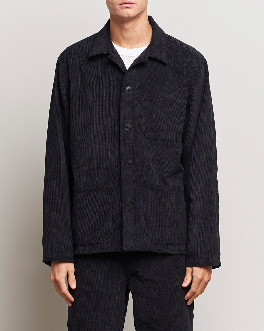 Herre |  | Nudie Jeans | Buddy Corduroy Overshirt Navy