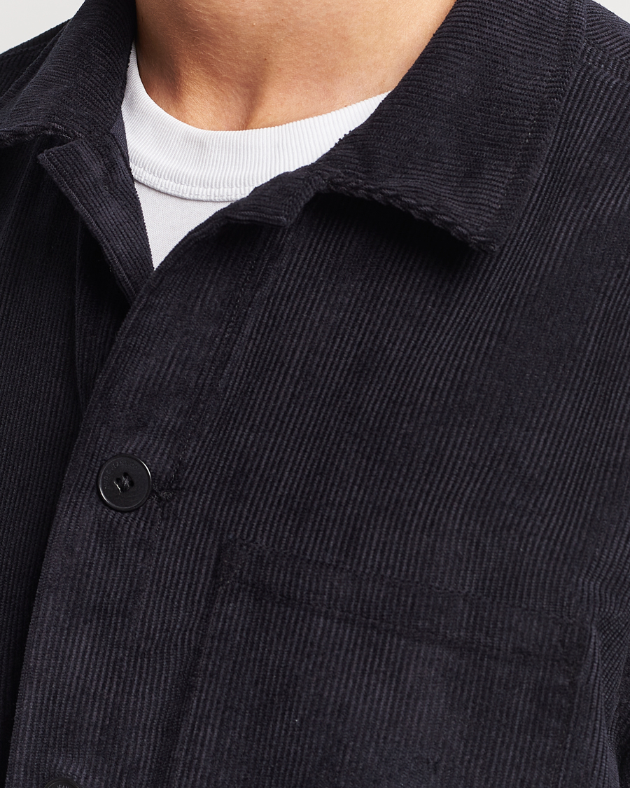 Herre | Skjorter | Nudie Jeans | Buddy Corduroy Overshirt Navy