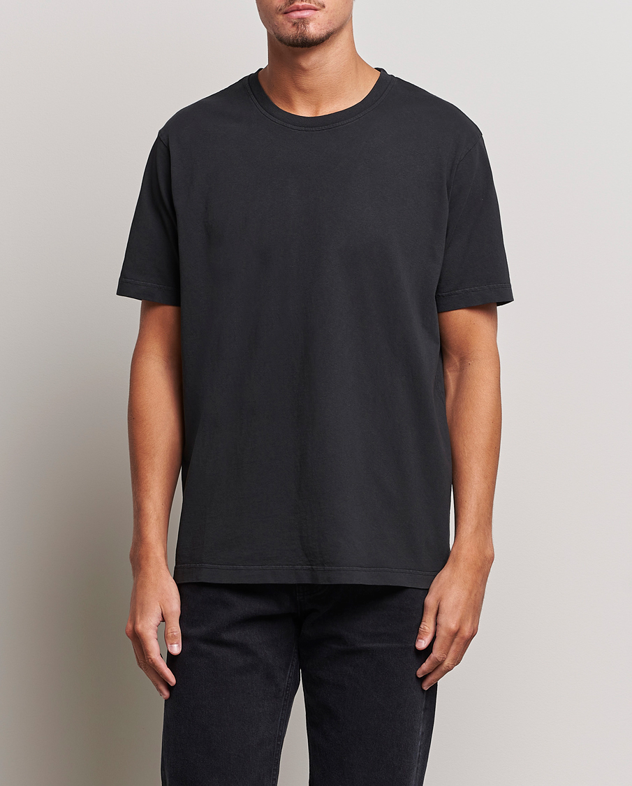 Herre | Nudie Jeans | Nudie Jeans | Uno Everyday Crew Neck T-Shirt Black