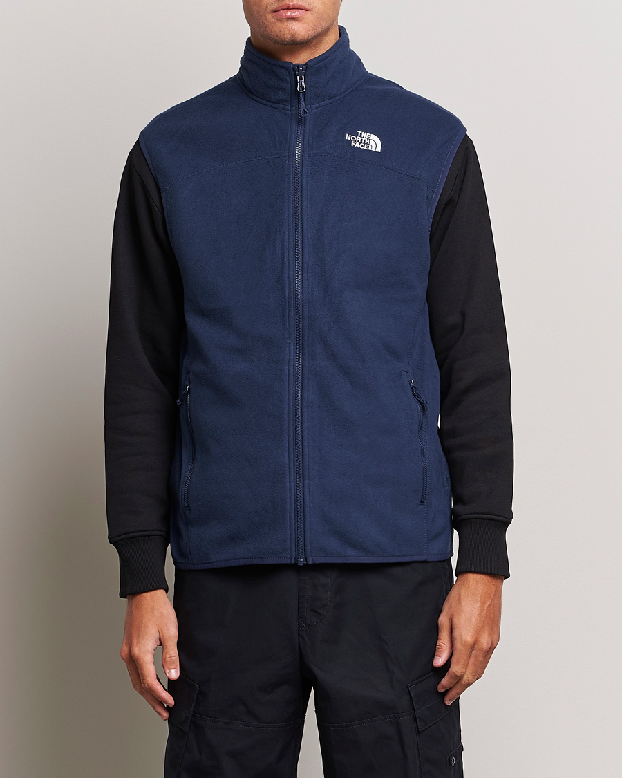 Herre | Gensere | The North Face | 100 Glacier Vest Summit Navy