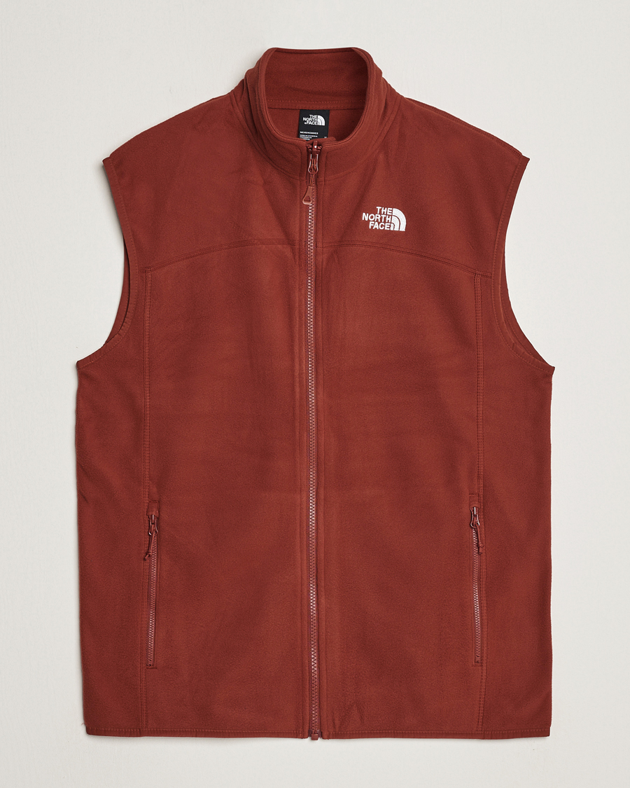 Herre | Gensere | The North Face | 100 Glacier Vest Brandy Brown