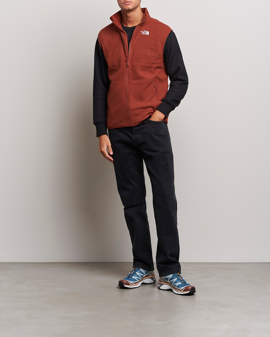 Herre | Gensere | The North Face | 100 Glacier Vest Brandy Brown