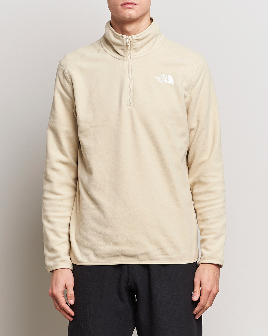 Herre | | The North Face | 100 Glacier 1/4 Zip Gravel