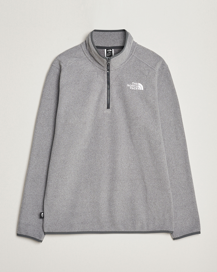 Herre | Gensere | The North Face | 100 Glacier 1/4 Zip Grey Heather