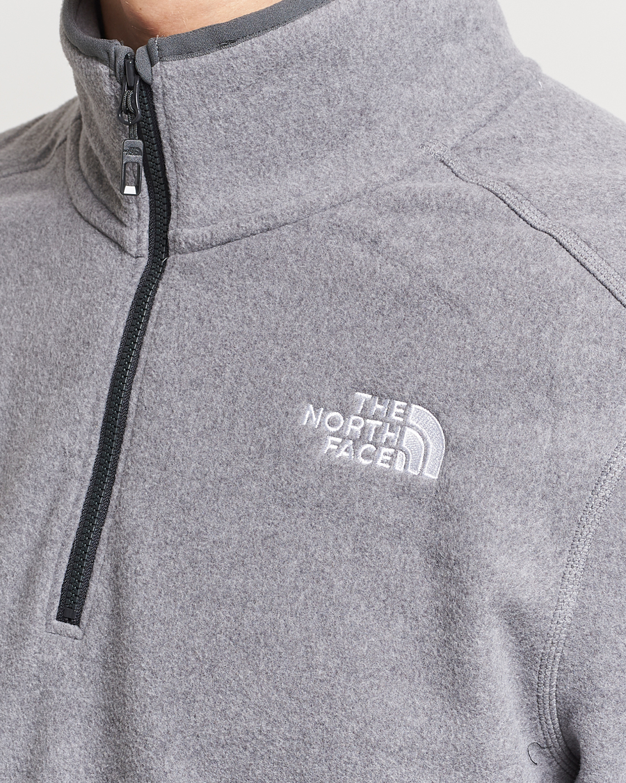 Herre | Gensere | The North Face | 100 Glacier 1/4 Zip Grey Heather